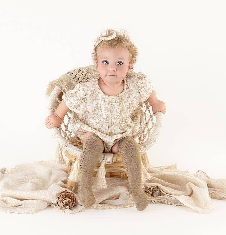 OLIVE & CRADLE - Vente Ensemble de vêtements – bébé - Ensemble Combinaison à Manches Courtes Elodie2