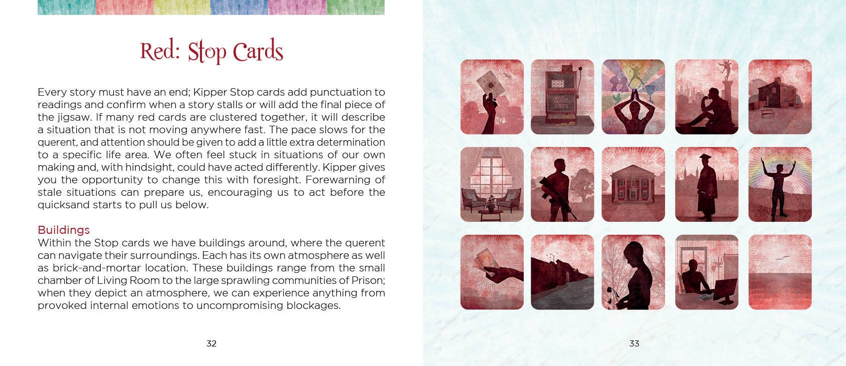 REDFeather – Großhandel Tarot-Karten – Rainbow Kipper – farbcodiertes Kipper-Kartenset für leichtes Wahrsagen7