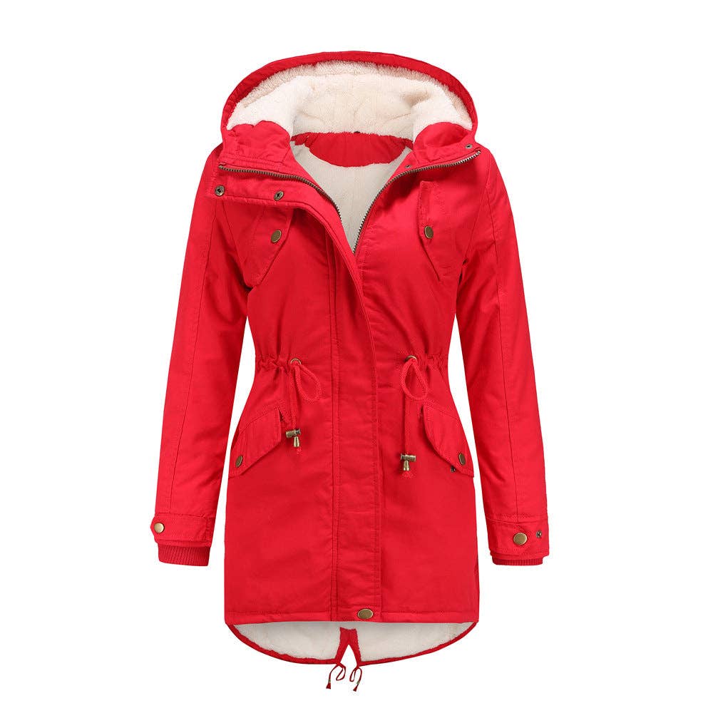 Marayn - Wholesale Parka - Women's - 2025 Autumn Winter Womens Thick Hooded Parka Coat2