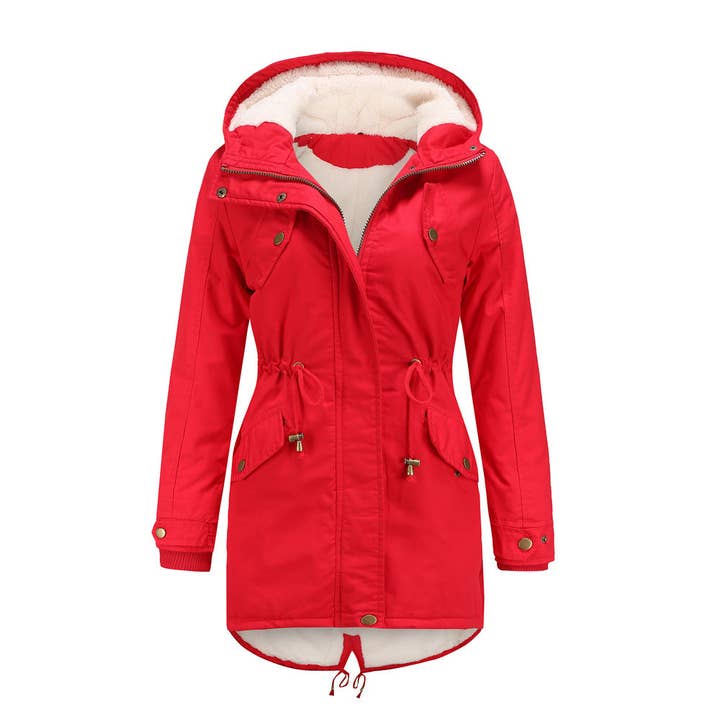 Marayn - Wholesale Parka - Women's - 2025 Autumn Winter Womens Thick Hooded Parka Coat2