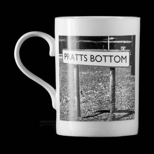 Pratts Bottom - Fine Bone China Mug for wholesale by Lesser Spotted Images Ltd