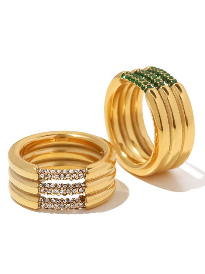 Stella Ring, 18k Gold Plated for wholesale by House of Muse