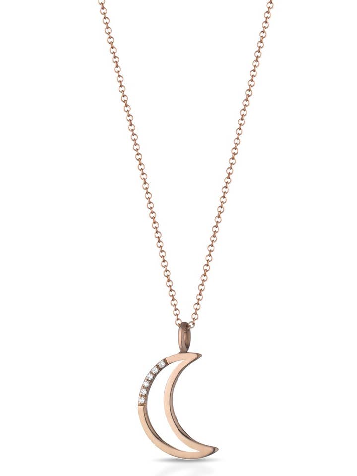 COLLIER PENDENTIF LUNE pour la vente par Melissa jewels