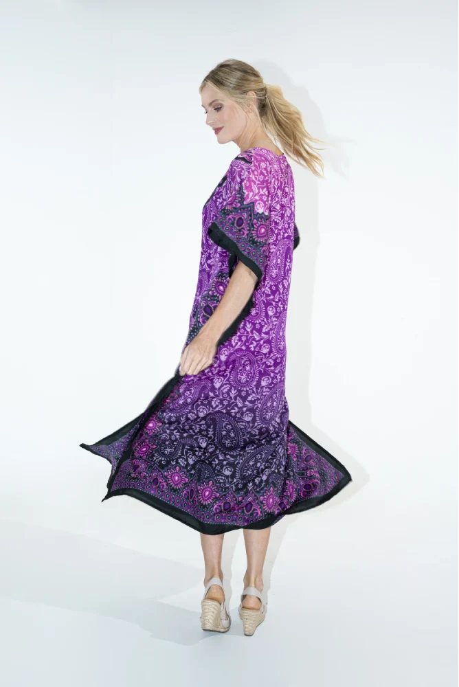 Miss Lavish London - Wholesale Kaftan - Women's - Women Long Kaftan Summer Caftan Dress, 4 Colors S-3XL, 10114