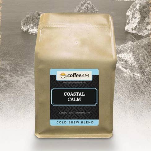 Decaf Coastal Calm Cold Brew Blend for wholesale by CoffeeAM