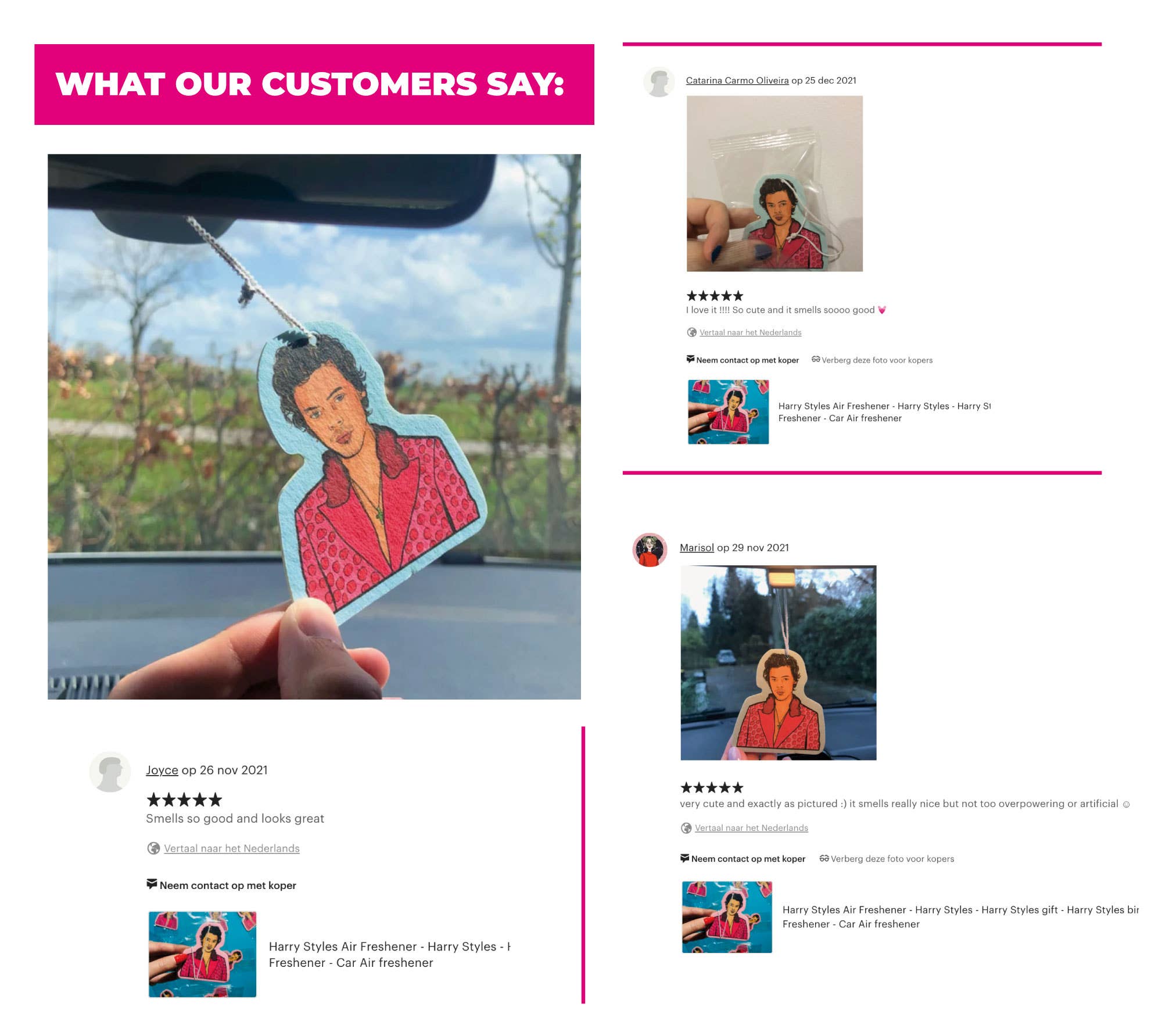 Studio Soph (We Pay Your Import Fees - We Ship DDP) - Vendita all'ingrosso Deodorante per auto - Unisex - Profumatore per ambienti Watermelon Sugar Harry (Blu)7