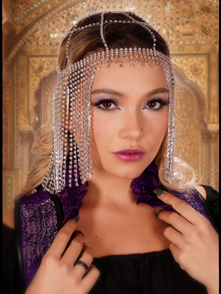 Western Fashion - Wholesale Costume - Women's - 71185 - Rhinestone Flapper Headpiece