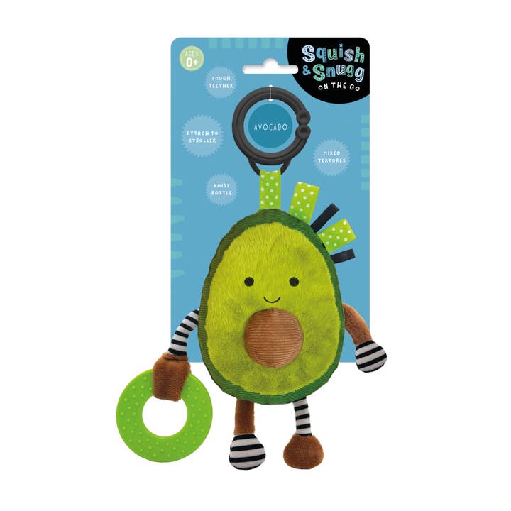 Squish and Snugg On The Go Avocado for wholesale by Make Believe Ideas