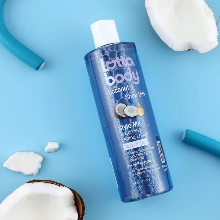 BranVx Distributors - Wholesale Hair Styling Gel/Mousse - Lotta Body Coconut & Shea Oil Texturizing/Setting Lotion 12 Oz (RTU)3