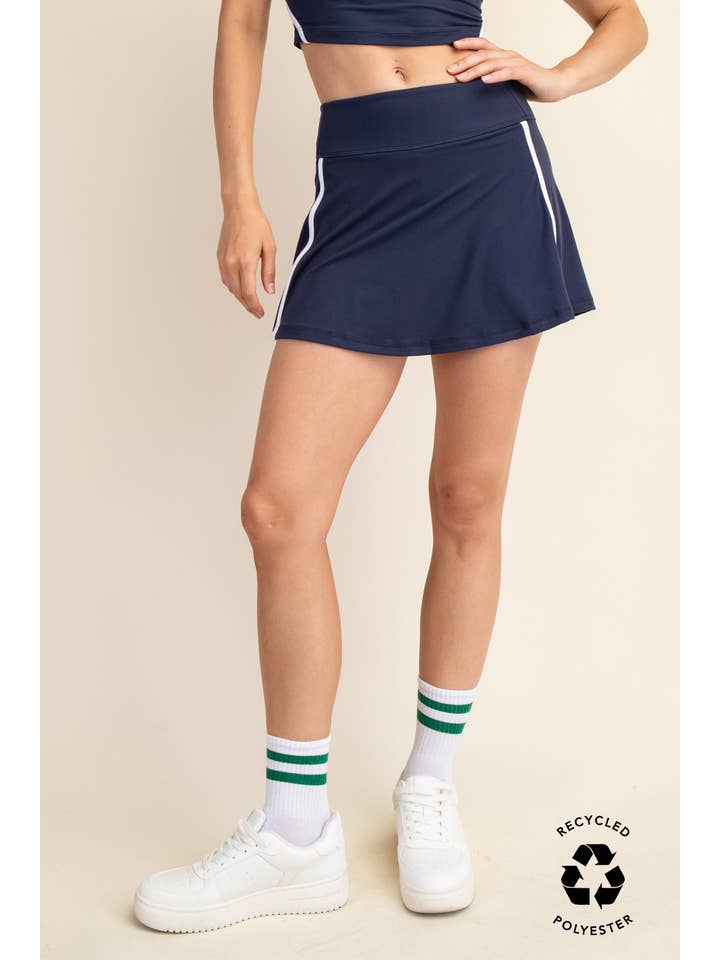 Rae Mode - Wholesale Athletic Skirt - Women's - RECYCLED BUTTER SKORT
