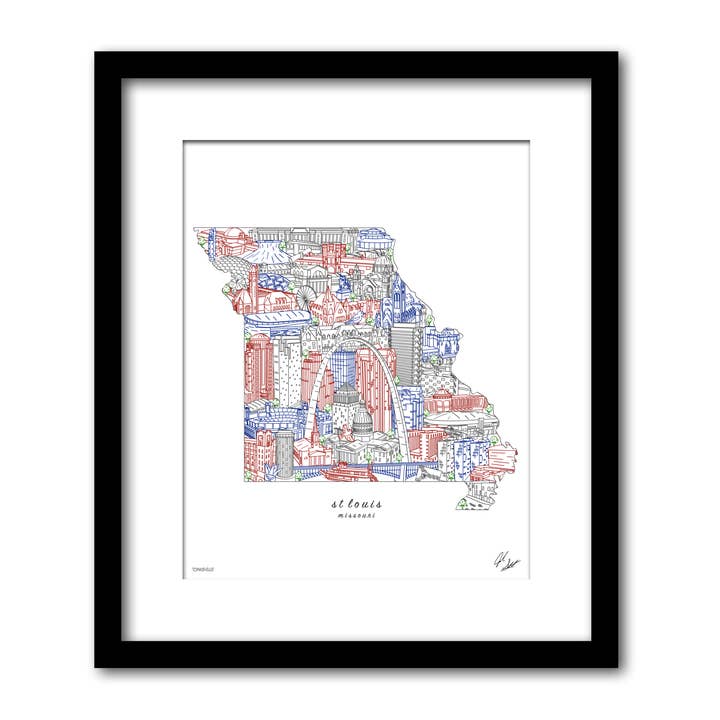 Townsville Art – Großhandel Kunstdruck – St. Louis Missouri Wanddekor3