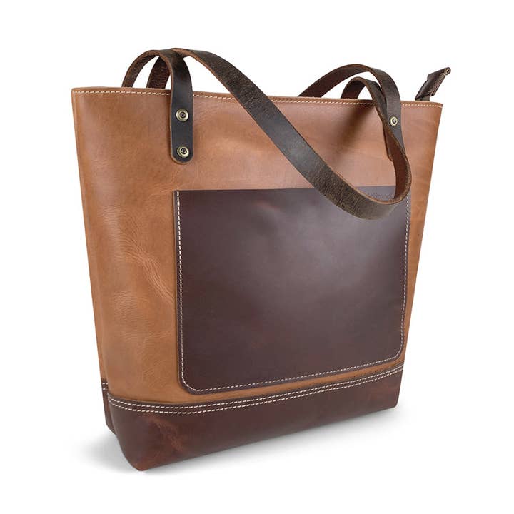 Handmade Classic Tote Bag | Tan for wholesale by Artisanallab