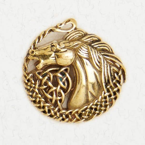 Celtic Bronze Pendant Necklace - Celtic Horse for wholesale by Nirvana LLC