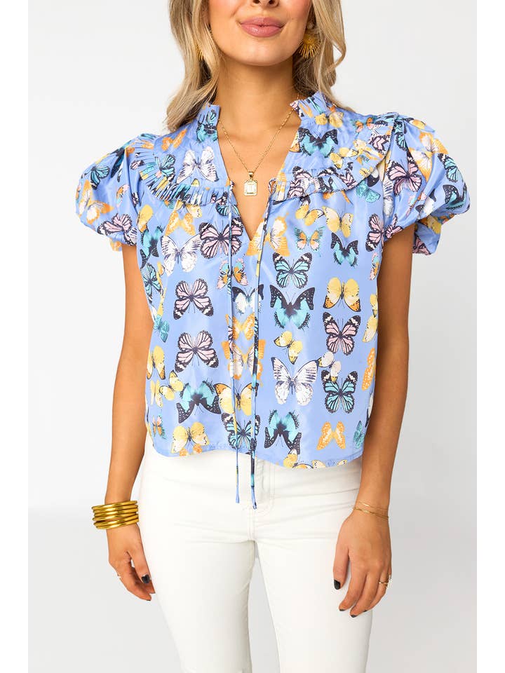 BuddyLove - Wholesale Blouse - Women's - Leeland Painted Lady Top