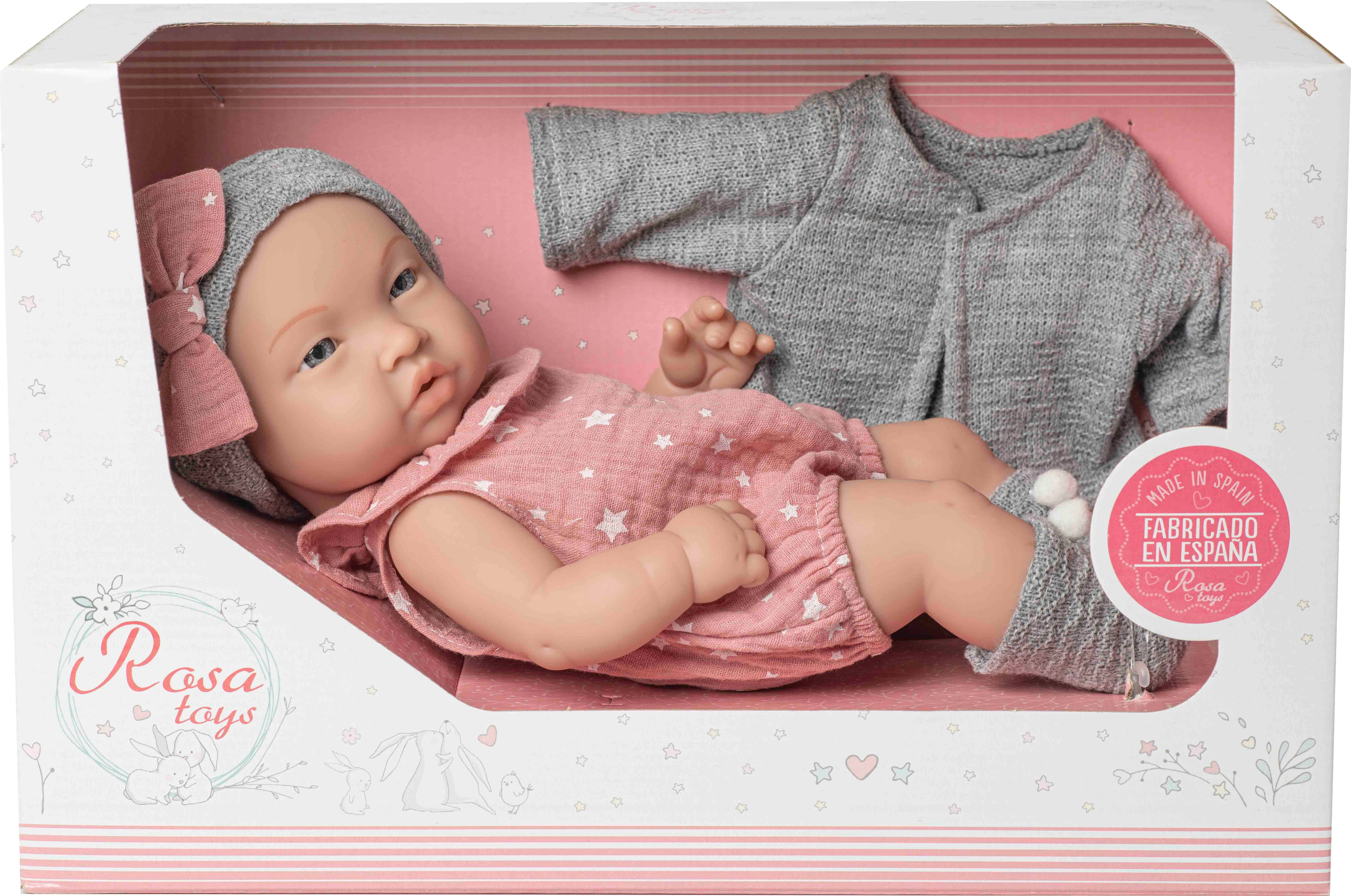 MUÑECAS ROSATOYS, S.L. - Vente Poupée – enfant - Poupée CLOE avec trousseau1