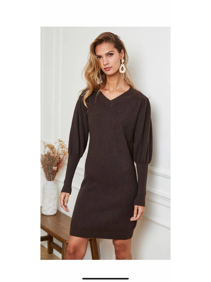 LÉA & LUC - Vente Robe – femme - Robe pull REF. 86923