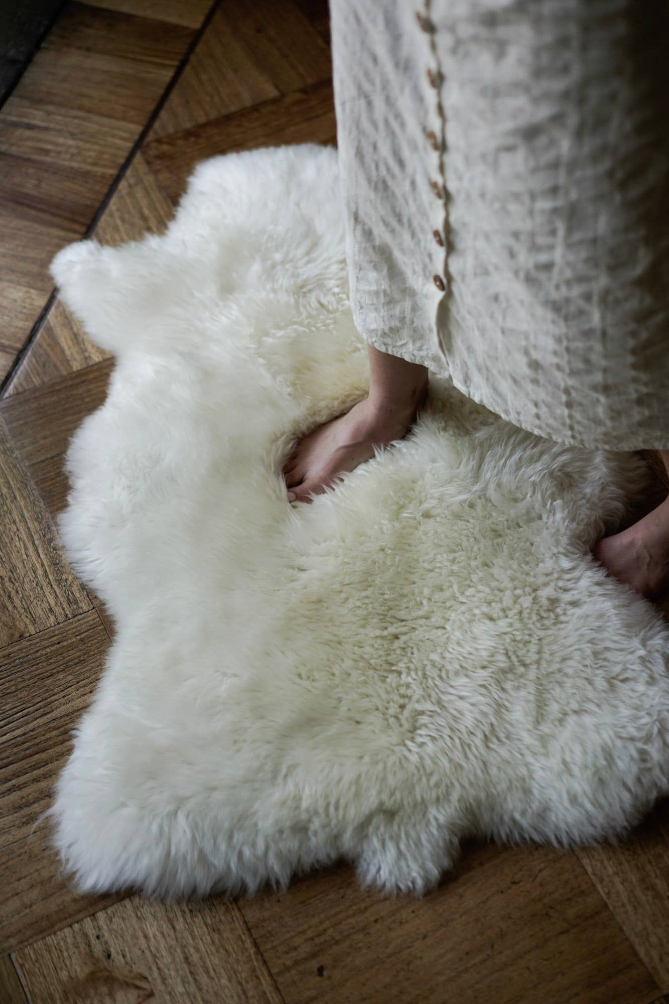 Prima de Sur - Wholesale Area Rug - White Sheepskin Rug Large Premium1