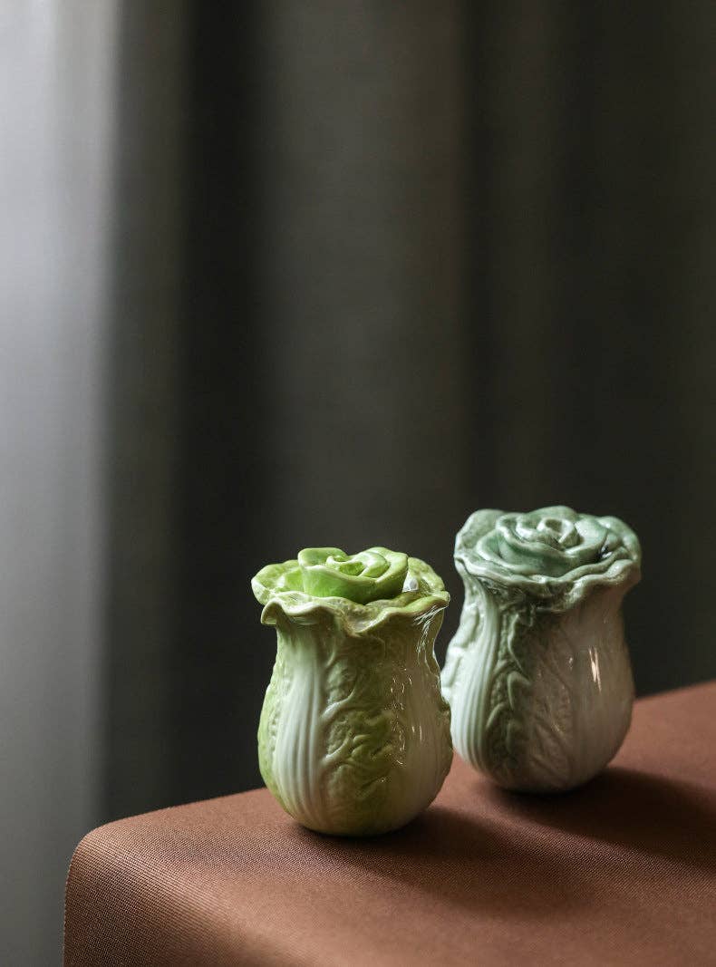 Gohobi （We cover U.S. import duties） – wholesale Tea pot – Gohobi Ceramic Cabbage Tea Container2