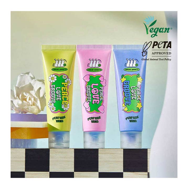 PINEAPPLE Beauty - Wholesale Hand Cream/Lotion - Chasin Rabbits CHA015 Peace LOVE Groove Hand Cream - 5 pcs4