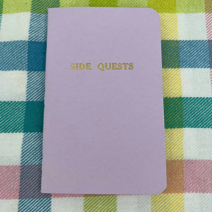 Carnets de Poche Quêtes Secondaires pour la vente par Scallywag Letterpress