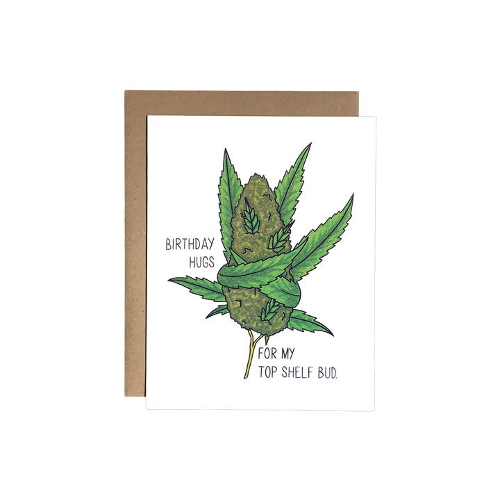 Chateau Blanche - Wholesale Birthday Card - Birthday Top Shelf Bud Card1