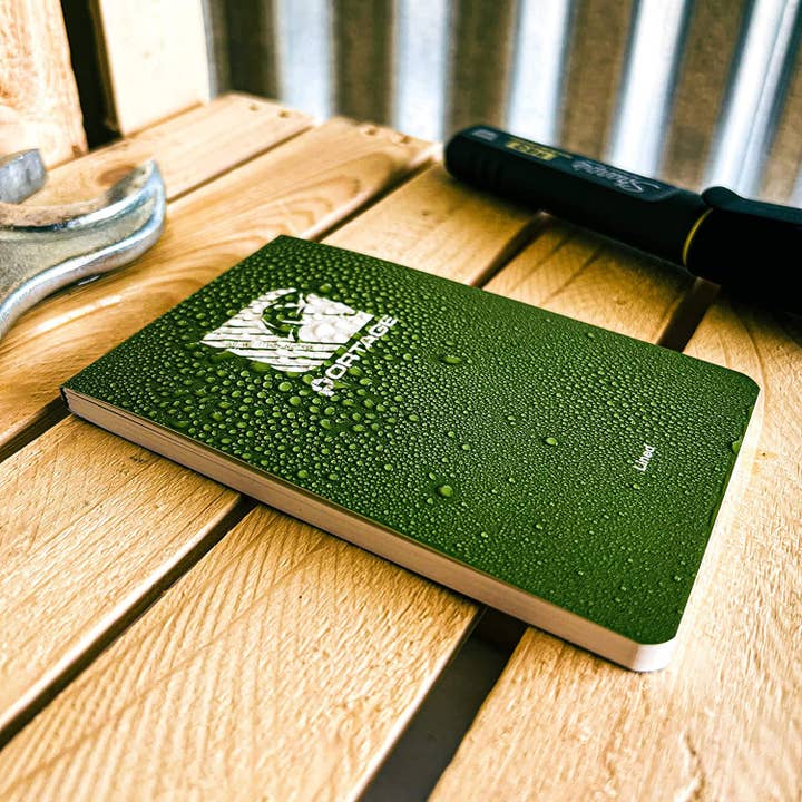 Portage Notebooks - Wholesale Notepad - 4 Pack Waterproof Notepads 3"x5" 40 Doublesided Lined Sheets2