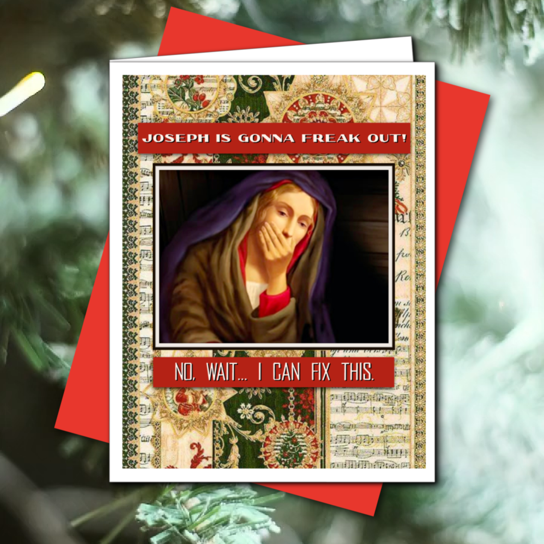 Ümlaut Brooklyn - Venta al por mayor Tarjetas de Navidad - Puedo Arreglar Esto - Tarjeta de Navidad1