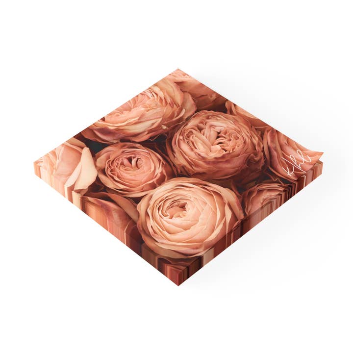 Peony Dusk Post-it® Note Pad | Warm Floral Peonies for wholesale by kierst