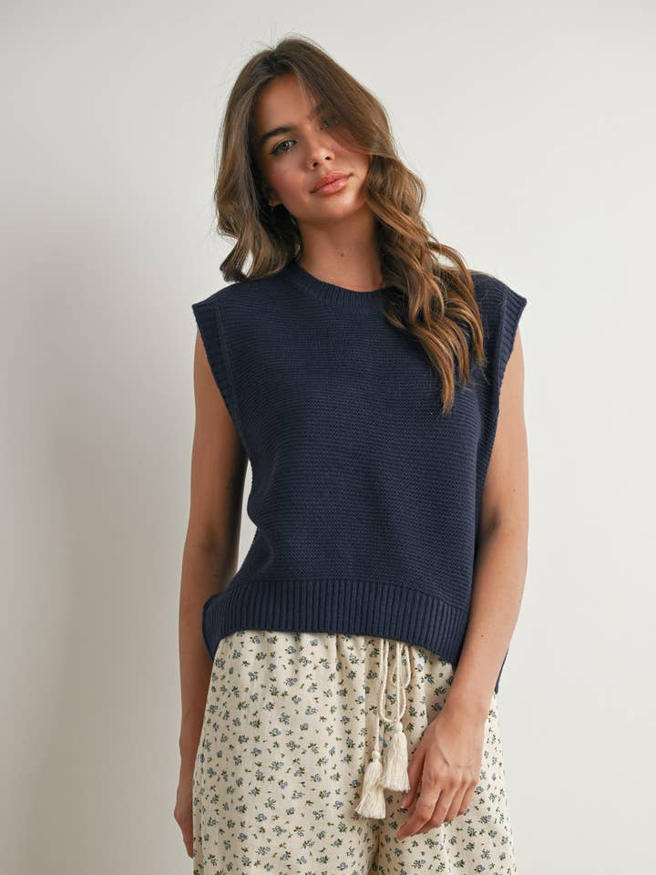 BUTTERMELON - Wholesale Knit Top - Women's - Plain Knitted Top - BMW7600