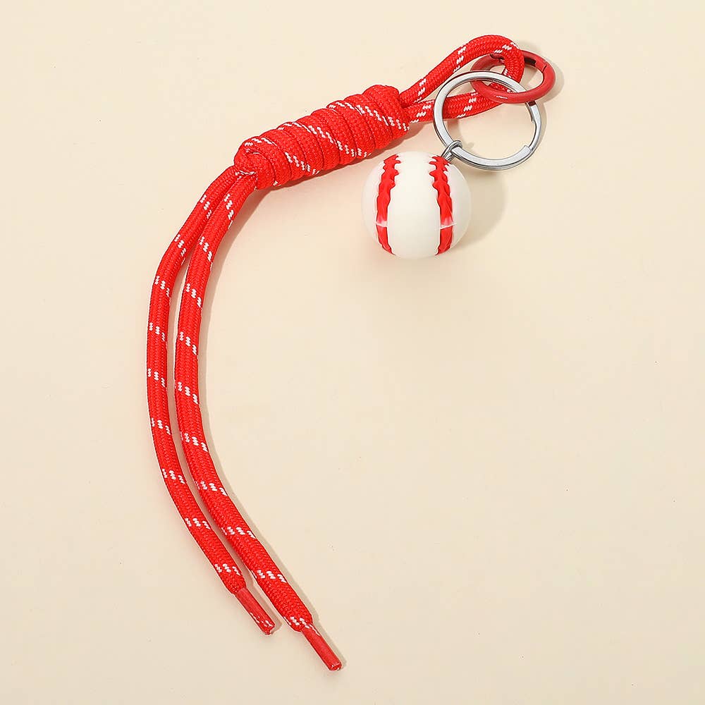 Sensibling Corp. - Wholesale Keychain - Women's - 12PCS - Sports Ball Rope Tassel Keychains3