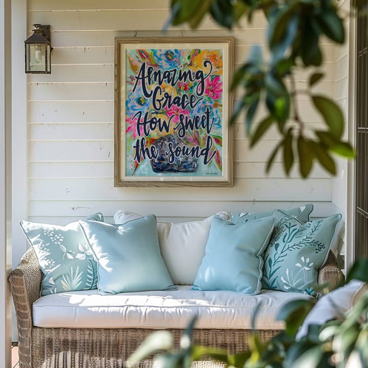 Audra Style - Wholesale Art Print - Scripture Art Print, Christian Art, Dopamine Decor, Trendy Colorful Wall Poster, Maximalist Home