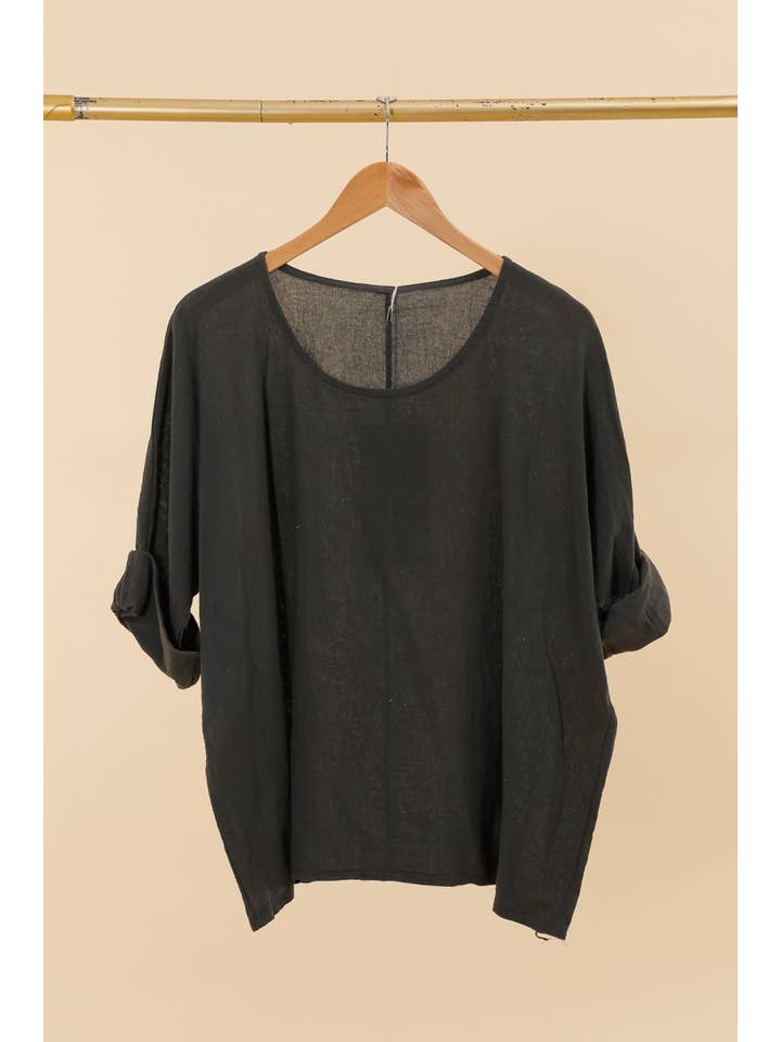 la maison des fibres naturelles – wholesale T-shirt – women's – t-shirts 1101 + SIZE60%cotton 40%linen9