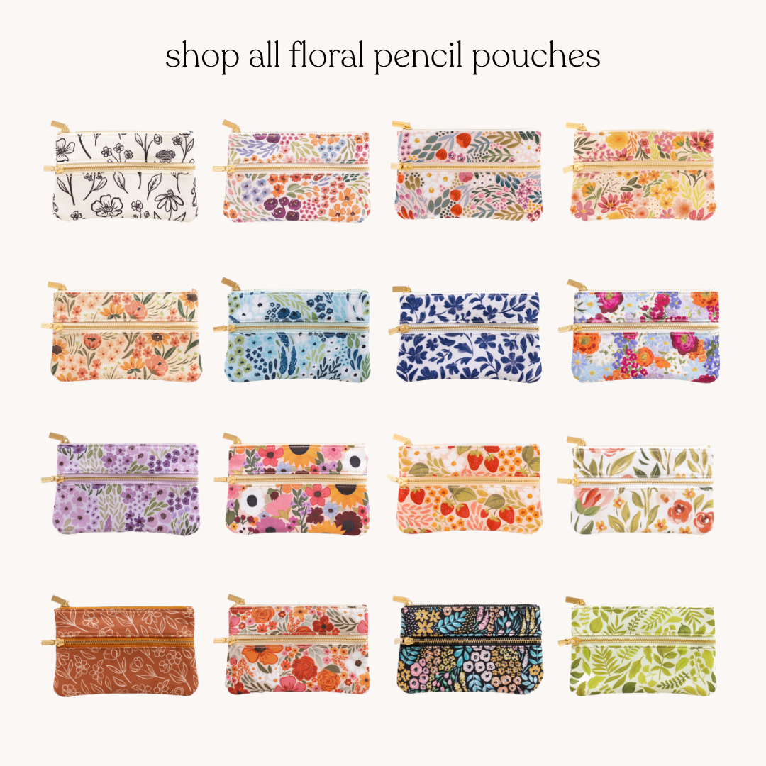 Elyse Breanne Design - Wholesale Pencil Case/Pouch - Strawberry Patch Pencil Pouch3
