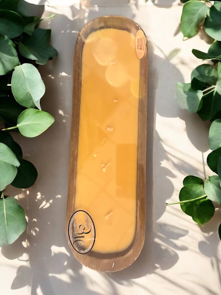 🕯️ Bougie dans un Bol en Bois - Charme Rustique & Chaleur 🌿 pour la vente par Mary's Candles Inc