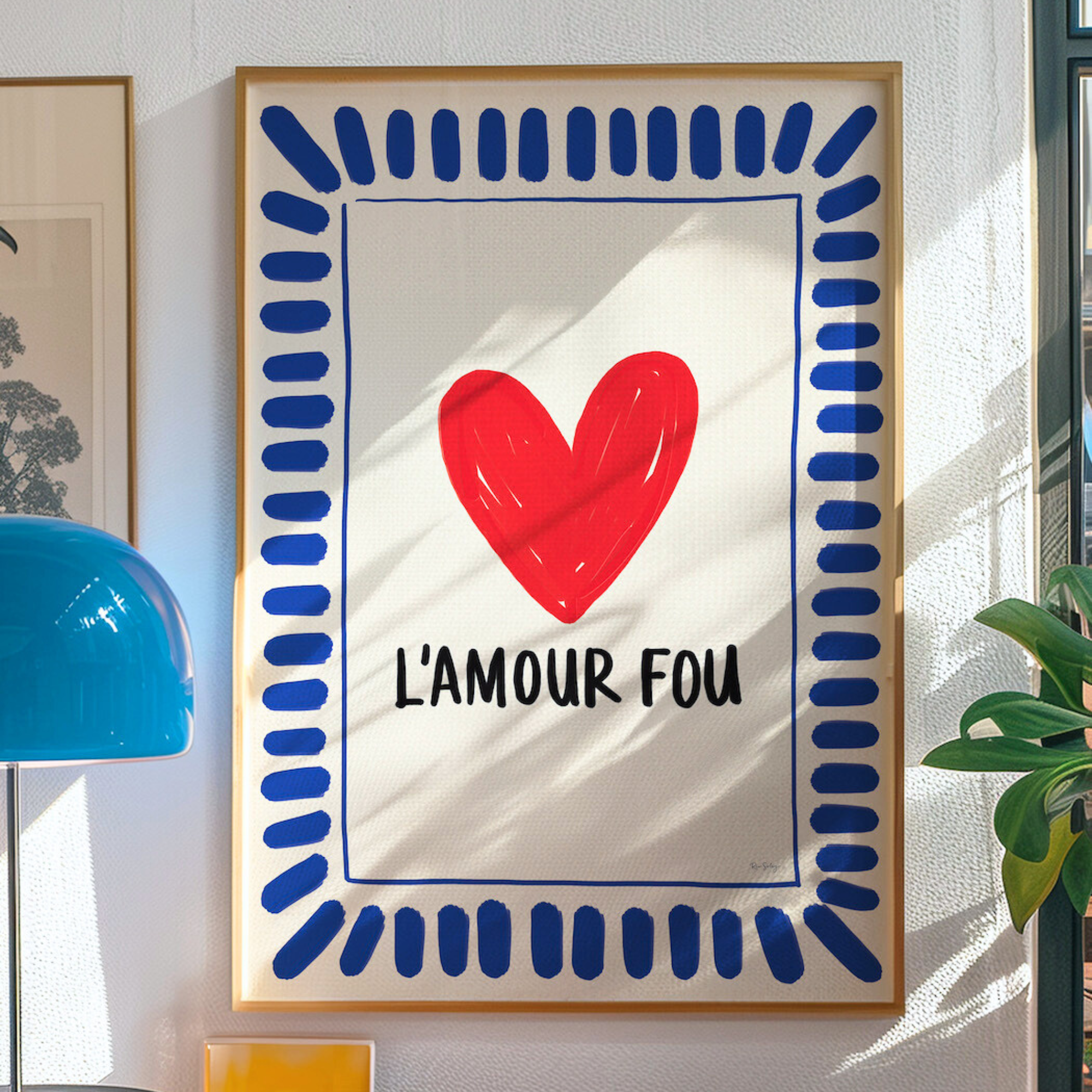 Rio Soléy - Wholesale Art Print - "L’Amour Fou" Art Print – Colourful French Poster7