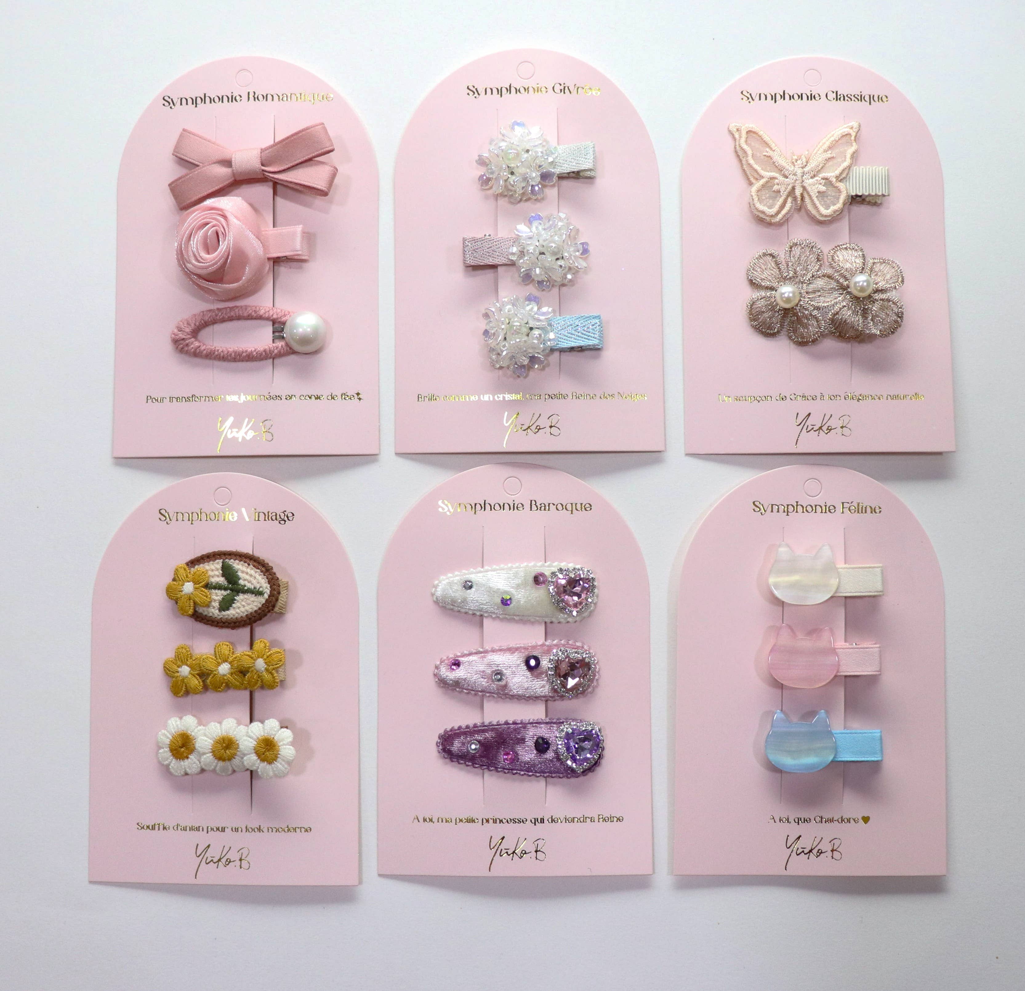 Yuko B - Wholesale Hair Clip - Women's - Offer with display - Symphonique Barrettes4