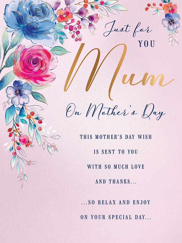 Carte de fête des mères, Maman, Floral pour la vente par Piccadilly Greetings