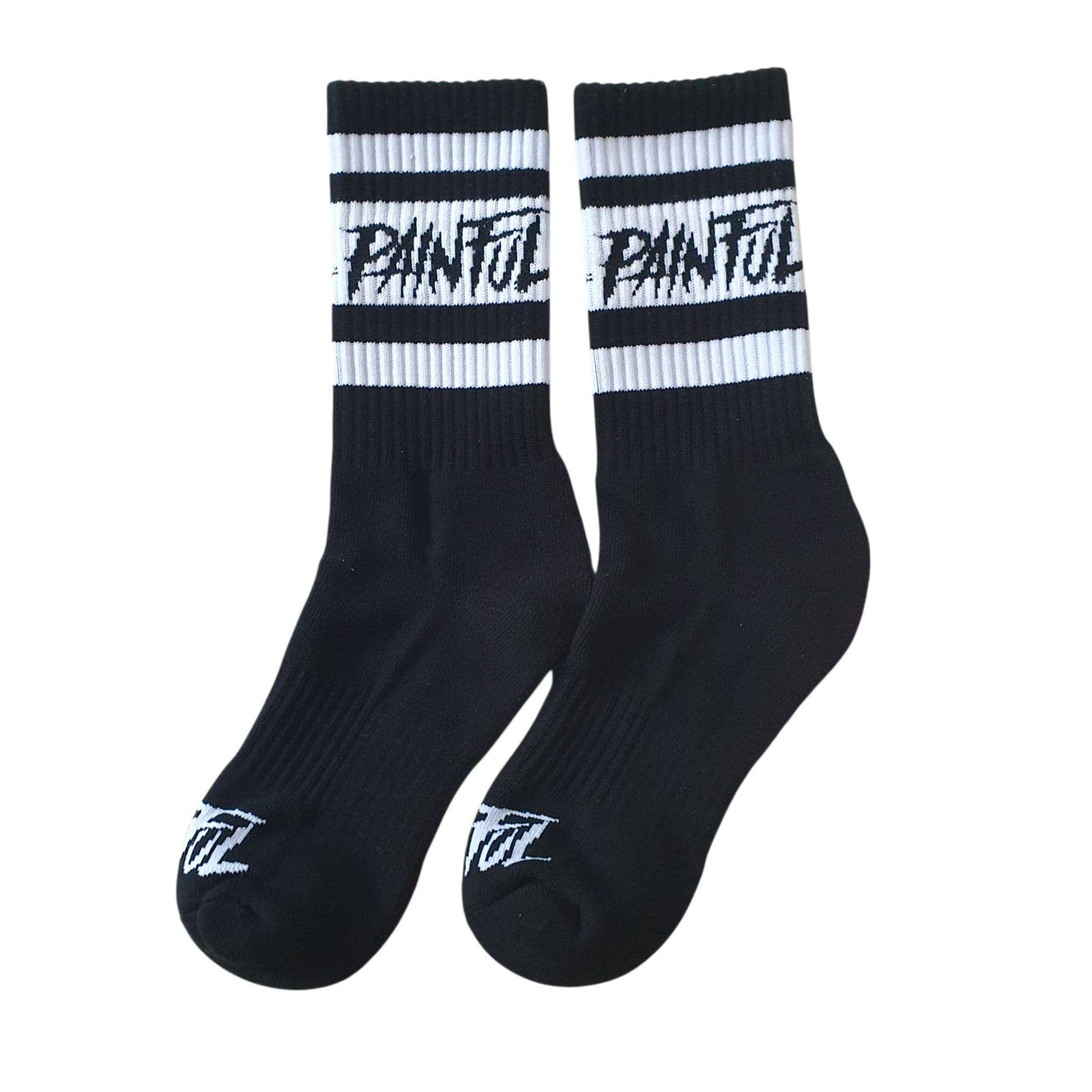Painful Clothing - Wholesale Socks - Unisex - Painful crew black socks0