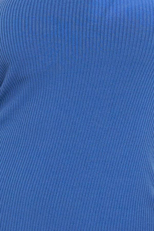 Junie – wholesale Knit top – Women's – RIB KNIT SURPLICE WAIST TIE LONG SLEEVE TOP AT24628