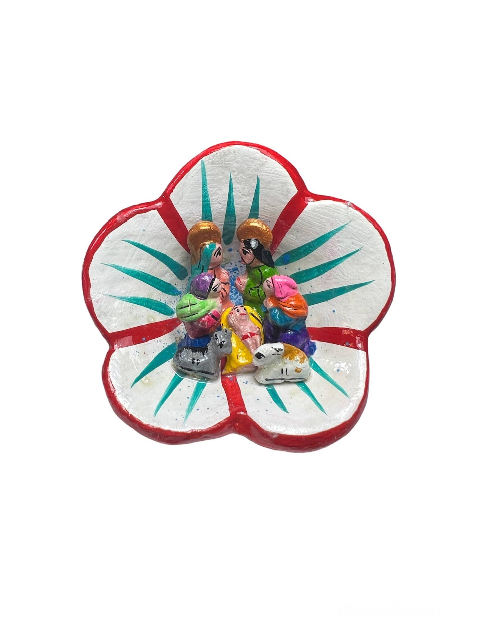 Inter-American Trading Inc. - Wholesale Nativity Scene Decor - Tocto Flower Nativity Retablo, Large2