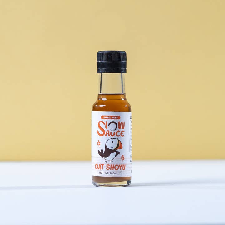 Organic Oat Shoyu for wholesale by Slow Sauce