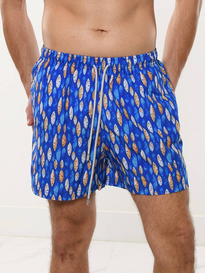 Men's Swim Trunks Quick Dry Poly/Spandex Slim Fit M-XL for wholesale by Azucar & Bohio