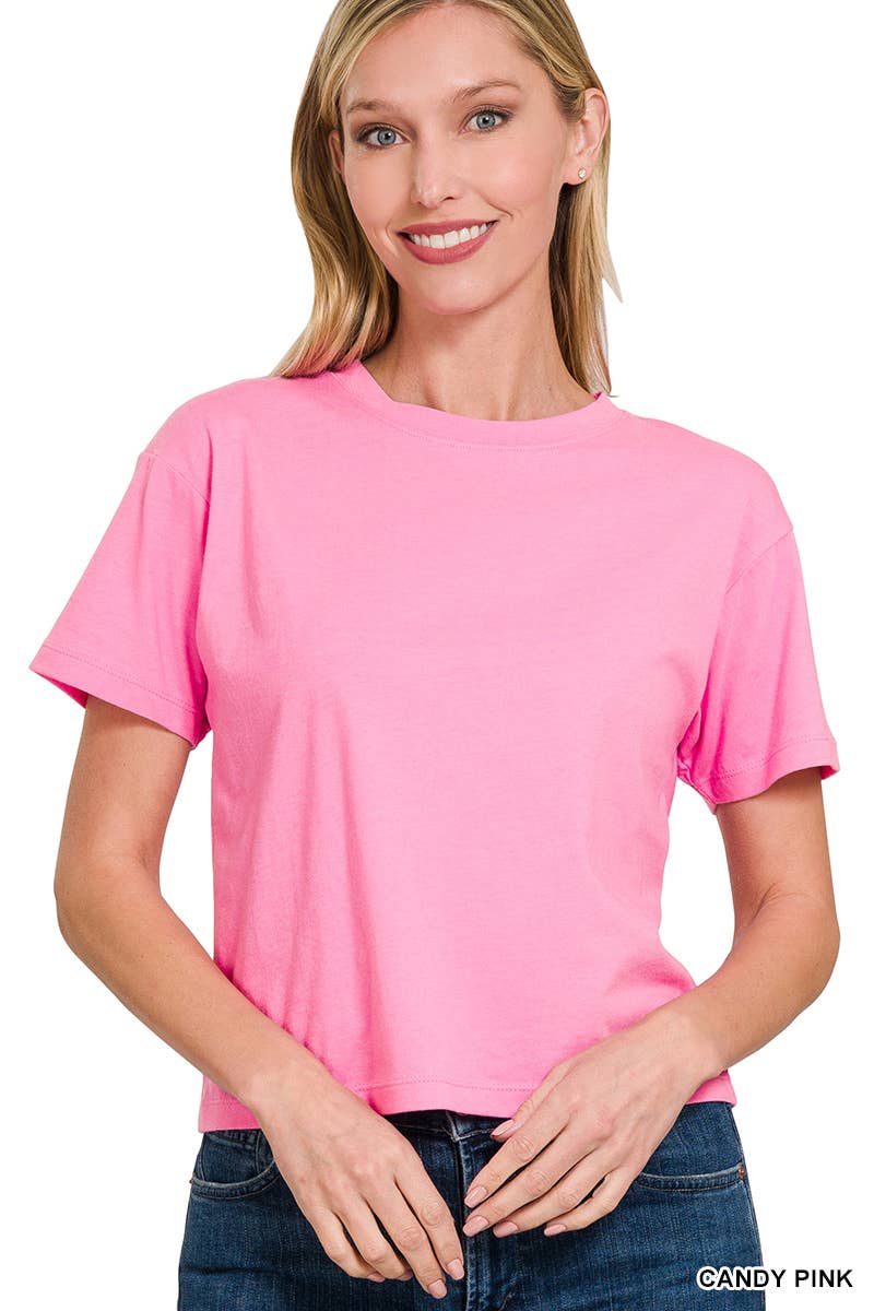 42POPS - Wholesale T-Shirt - Women's - `.100% Cotton Crew Neck Short Sleeve Tee14