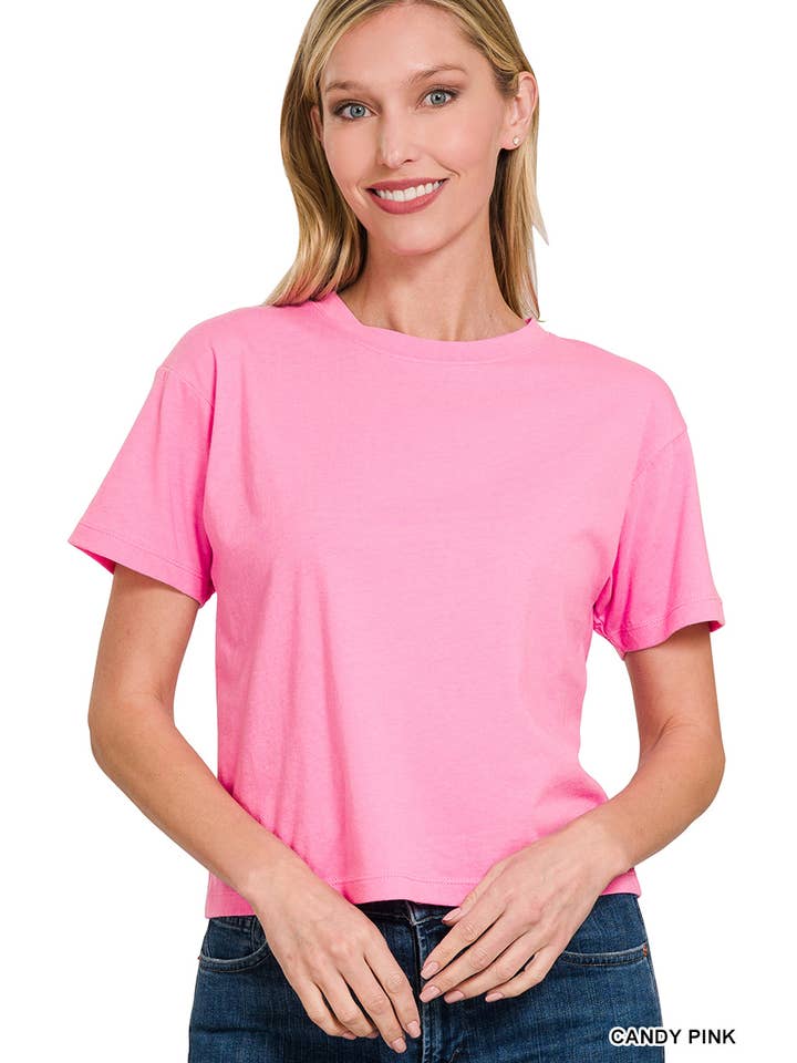 42POPS - Wholesale T-Shirt - Women's - `.100% Cotton Crew Neck Short Sleeve Tee14