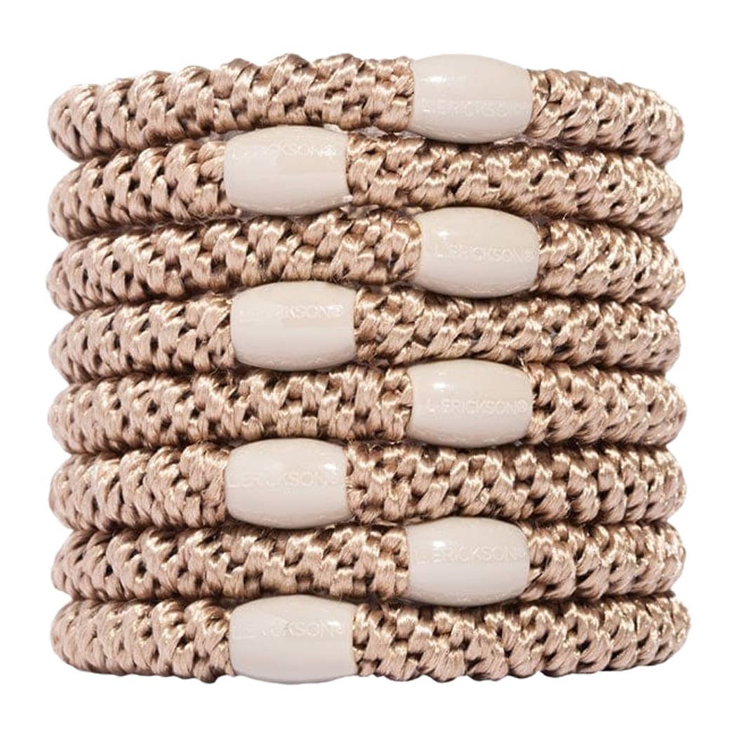 France Luxe/L. Erickson – Engroshandel Hårbånd - Dame – Grab & Go Hestehalebindere - Sæt med otte22