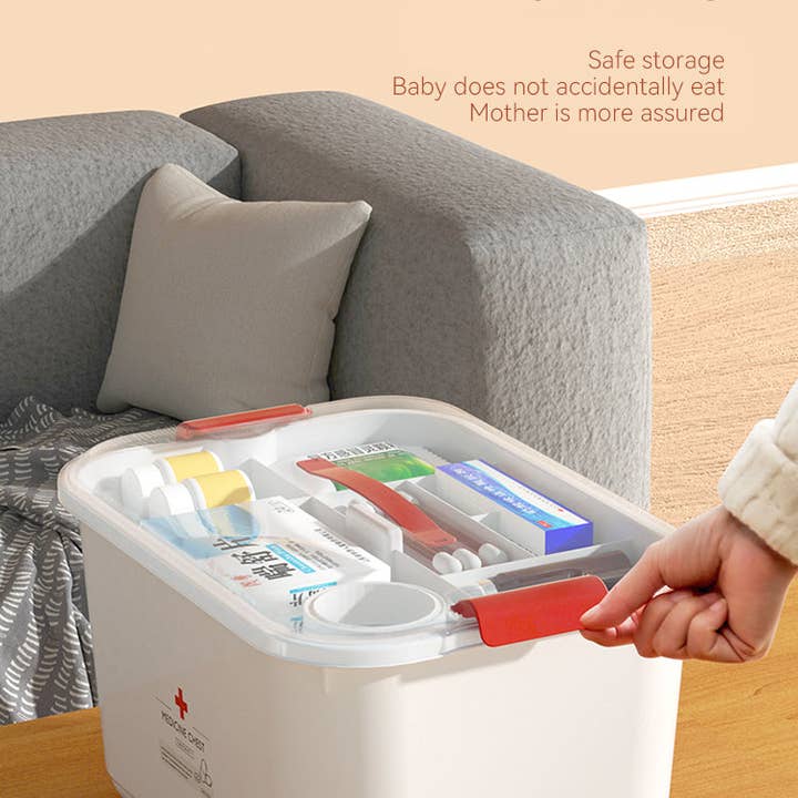 VIGOR - Wholesale First Aid Kit - Sleek Household Medical Box Emergency Medical Storage Box Dr6