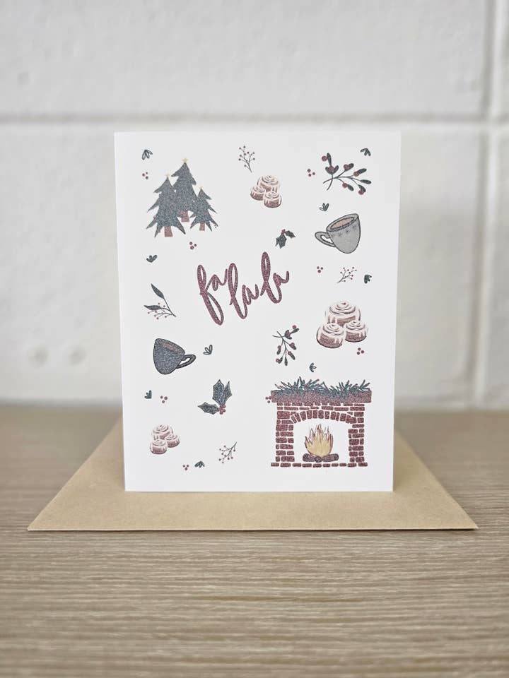 Miscellaneous Christmas Greeting Card for wholesale by Covered With Art