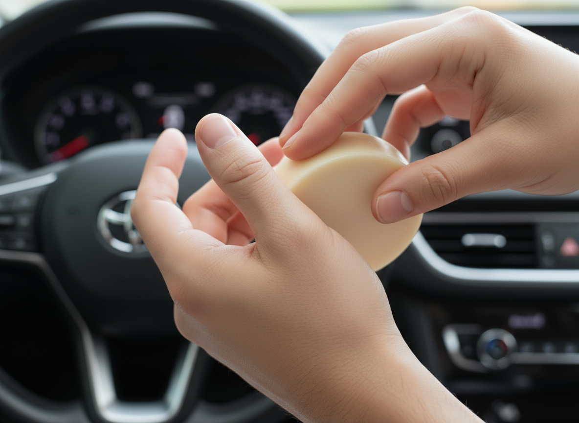 SAUBOON Handcrafted Soaps - Wholesale Solid Lotion - SANDALWOOD VANILLA LOTION BAR1