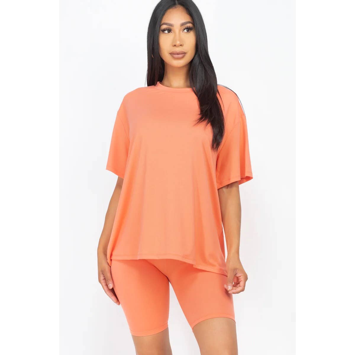 HiteJeans – wholesale Top & short set (NOT loungewear) – Women’s – TWO PIECE TOP BIKER SHORTS SET19