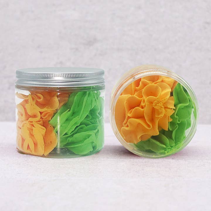 Mango- en limoen schuimzeep 120 g - White Label voor wholesale door AW Aromatics Limited